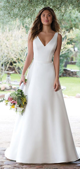 a-line wedding dress from justin alexander